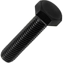 Civata Standart 10'lu Paket Dın 933 Akb, Td 8.8 Metrik 10X1,50X80 Siyah