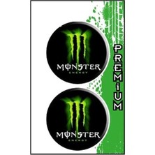 Gogomoto Monster 6 (5x5 Cm) Ikili Damla Etiket