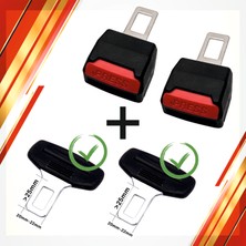 Araç Içi Kemer Çapası 1 Adet - Araç Içi Kemer Yükseltme Metal Uçlu 1 Adet