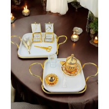 Endless Nisan Tepsisi ve Porselen  Nişan Kahve Tepsisi