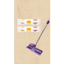  Mop Easy Clean Arap Sanum Katkılı Mopa Uyumlu Yer Temizlik Havlusu 50 Yaprak 2 Paket Mop Seti