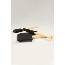 Terra Point Ahşap Saplı Siyah Sünger Set 3lü