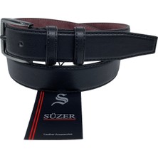 3 cm Klasik Suni Deri Çocuk Kemeri