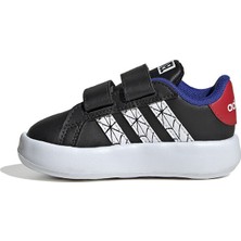 adidas Grand Court Spider-Man Cf I Bebek Günlük Ayakkabı JS0743 Siyah