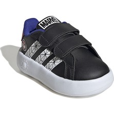 adidas Grand Court Spider-Man Cf I Bebek Günlük Ayakkabı JS0743 Siyah