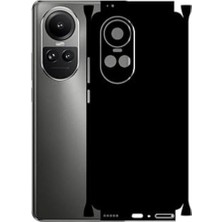 ECR MOBILE Oppo Reno 10 Pro Mat Siyah Arka Kaplama
