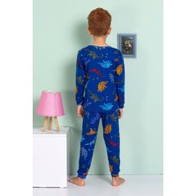 Helenezko Dinazor Baskılı Erkek Çocuk Pijama