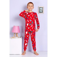 Helenezko Şeker Baskılı Erkek Çocuk Pijama