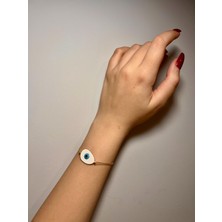 Blow Accessories 925 Ayar Gümüş Nazarlık Bileklik Altın Kaplama