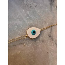 Blow Accessories 925 Ayar Gümüş Nazarlık Bileklik Altın Kaplama