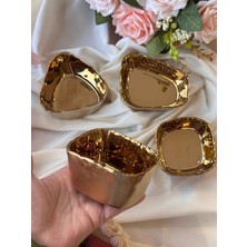 Rossev Mıkasa Moor Gold Simetrik Kase 4'lü