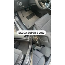 Skoda Super B 2015-2023 Eva Akıllı Oto Paspas+Metal Topukluk