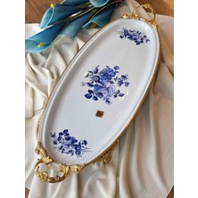 Rossev Cobalt Blue Oval Sunum Tabak