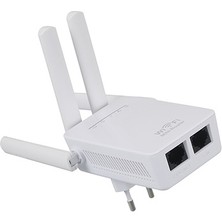Wifi Antenli Kablosuz Sinyal Güçlendirici Alan Genişletici Wi-Fi Repeater/router/access Point Beyaz