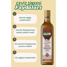 Kavlak Kuruyemiş Doğal Ceviz Doğal Fermantasyon Detox Sirke 500ML