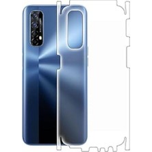 ECR MOBILE Realme 7 ile Uyumlu Mat Tpu Arka Kaplama 360