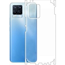 ECR MOBILE Realme 8 Pro ile Uyumlu Mat Tpu Arka Kaplama 360