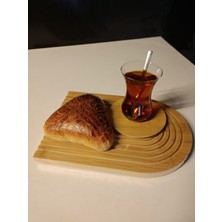 Tam Life And Home Bambu Oval Dekoratif Sunum ve Kesme Tahtası 17X25