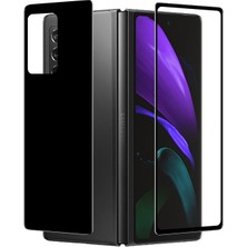 Samsung Galaxy Z Fold 2 Ön Arka 5d Temperli Ekran Koruyucu