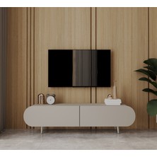 Enwood Regulus Mdf 2 Kapaklı Ahşap Ayaklı 160  cm  Country Tv Ünitesi