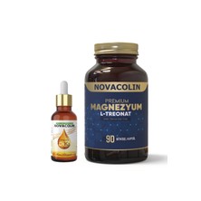 Novacolin Magnezyum L-Treonat 90 Kapsül & Vitamin D3K2 20 ml Damla