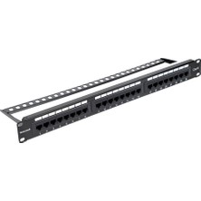 Starktech Ods 10C-SB1U24PCAT6U-RL1A 24 Port Cat6 Utp Dolu Patch Panel