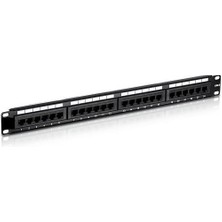 Starktech Ods 10C-SB1U24PCAT6U-RL1A 24 Port Cat6 Utp Dolu Patch Panel