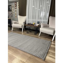 Hoom Rugs Prag 9214 Koyu Gri Modern Makina Halısı