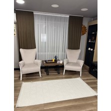 Hoom Rugs Prag 9209 Krem Modern Makina Halısı