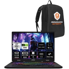 Msı Pulse 16 Aı Intel Core Ultra 7 155H 8gb 512GB SSD RTX4060/8GB 140W 16" Fhd+ 144Hz W11H Taşınabilir Bilgisayar & Per4 Çanta C1VFKG087XTRP342