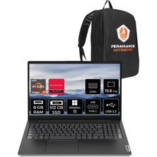 Lenovo V15 Gen 4 Amd Ryzen 7 7730U 8gb 512GB SSD 15.6" Fhd W11H Taşınabilir Bilgisayar & Per4 Çanta 82YY0013TRP327