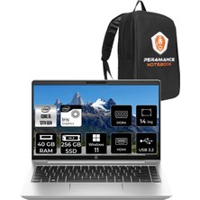 Hp Probook 440 G10 Intel Core I5 1334U 40GB 256GB SSD 14" Fhd W11P Taşınabilir Bilgisayar & Per4 Çanta 9B9F8EAPN436