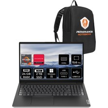 Lenovo V15 Gen 4 Amd Ryzen 7 7730U 24GB 2tb SSD 15.6" Fhd W11H Taşınabilir Bilgisayar & Per4 Çanta 82YY0013TRP344