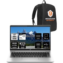 Hp Probook 440 G10 Intel Core I5 1334U 8gb 2tb SSD 14" Fhd Fdos Taşınabilir Bilgisayar & Per4 Çanta 9B9F8EAPN304