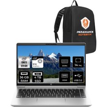 Hp Probook 440 G10 Intel Core I5 1334U 36GB 4tb SSD 14" Fhd Fdos Taşınabilir Bilgisayar & Per4 Çanta 9B9F8EAPN335