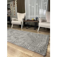 Hoom Rugs Prag 9210 Gri Modern Makina Halısı