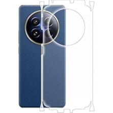 ECR MOBILE Realme 12 Pro Plus ile Uyumlu Mat Tpu Arka Kaplama 360