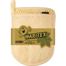 Waritex 3 Yüzeyli Uzun Duş Kesesi Naturel Kabak (El Geçmeli)