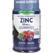 Zinc, Natural Mixed Berry, 50 Mg, 60 Vegan Gummies