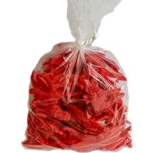 Kırmızı Renk 7+ Farklı Çeşit 100 Adet Dinazor Figürü Dinozor