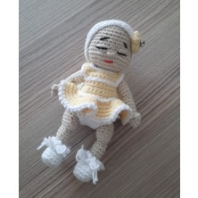 Spinapi Amigurumi El Örgüsü Sevimli Bebek Çıkarılabilir Kıyafetli