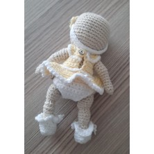 Spinapi Amigurumi El Örgüsü Sevimli Bebek Çıkarılabilir Kıyafetli