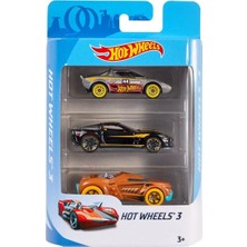 Hot Wheels K5904 Hot Wheels 3'lü Araba Seti