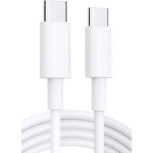 Xiaomi Redmi 8 8A 9 K20 K30 Pro Şarj Kablosu Type-C To Type-C 60W Hızlı Şarj GR-60W