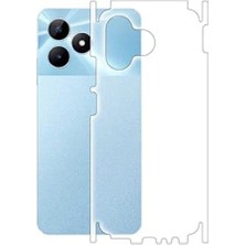 ECR MOBILE Realme Note 50 ile Uyumlu Mat Tpu Arka Kaplama 360