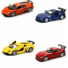 TIN-80133-12 Çekbırak 1:36 Die Cast Spor Araba - Vardem Oyuncak