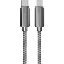 Zipax Vivo Y51 Y53S Y55S Y56 Y70  Şarj Kablosu Type-C To Type-C 60W 1m Hızlı Şarj AZN-C188CC