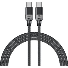 Xiaomi Mi Note 10 2 3 Lite Pro Şarj Kablosu Type-C To Type-C 1.2m 100W Hızlı Şarj Data AZ-LS38CC