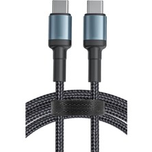 Zipax Vivo Y51 Y53S Y55S Y56 Y70  Şarj Kablosu Type-C To Type-C 2 Metre 60W Hızlı Şarj AZN-CA79