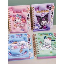 Kuromi,my Melodı,cınnamoroll,pochacco Ayraçlı Defter (1 Adet)